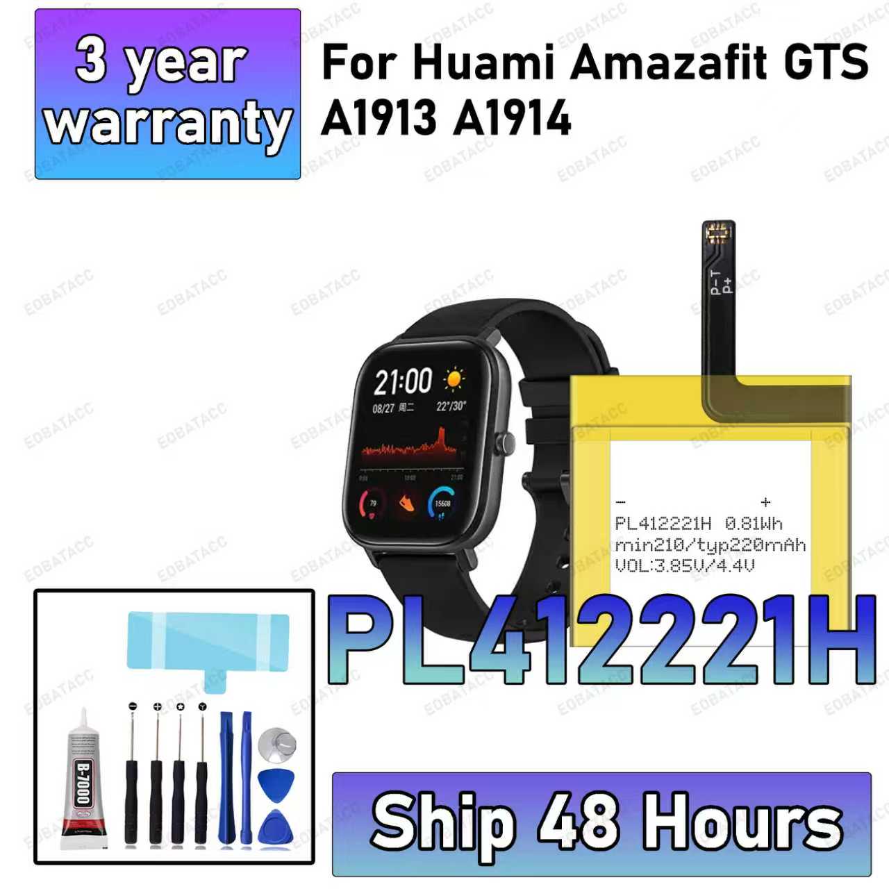 100% nouvelle batterie de haut - Smartwatch A1914 avis et prix