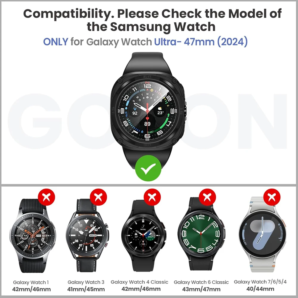 Verre + couvercle pour Samsung - Watch Case Bumper avis et prix