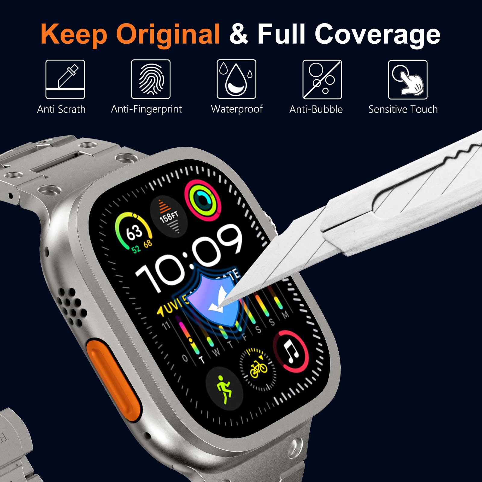 Verre trempé pour Apple Watch  - Smartwatch Straps & Accessories avis et prix