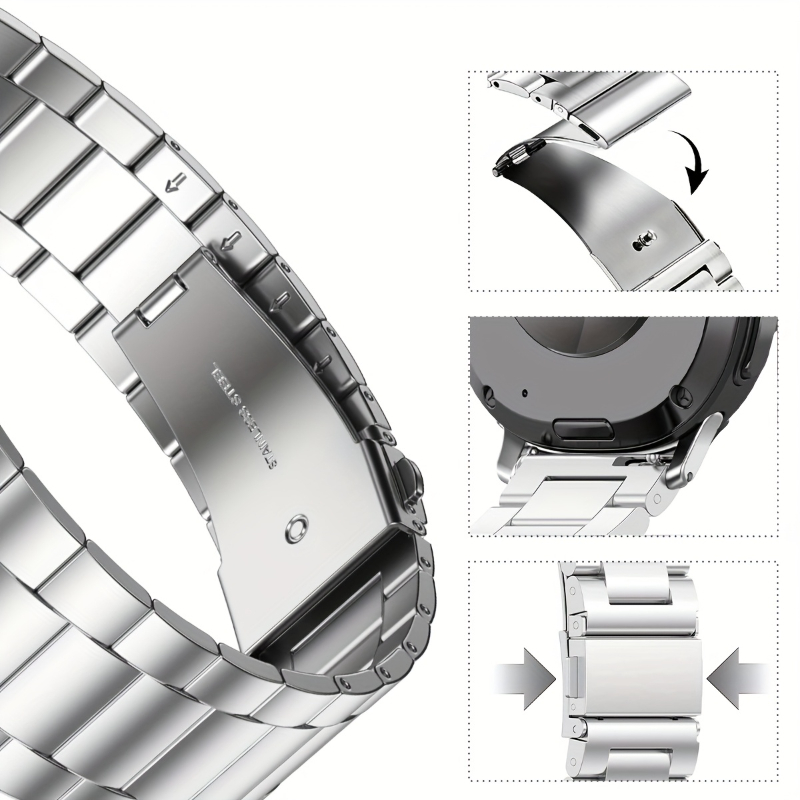 Bracelet en acier inoxydable p - Titan Smartwatch Accessories avis et prix