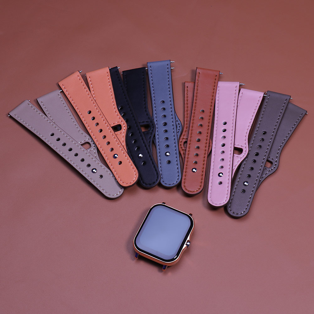 Bracelet de montre en cuir pou - Titan Smartwatch Accessories avis et prix