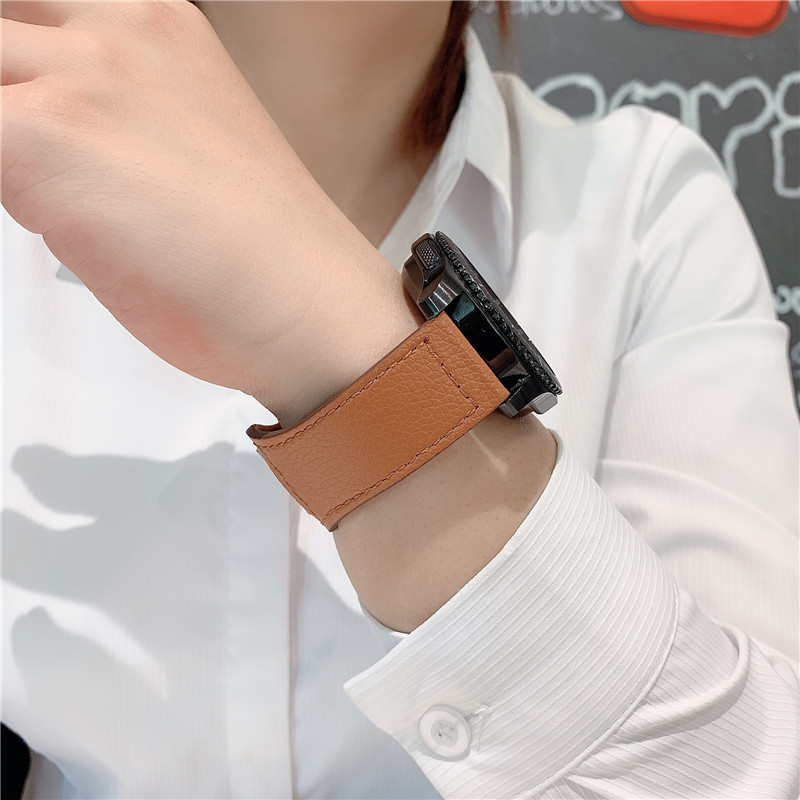 Bracelet de montre en cuir pou - Titan Smartwatch Accessories avis et prix