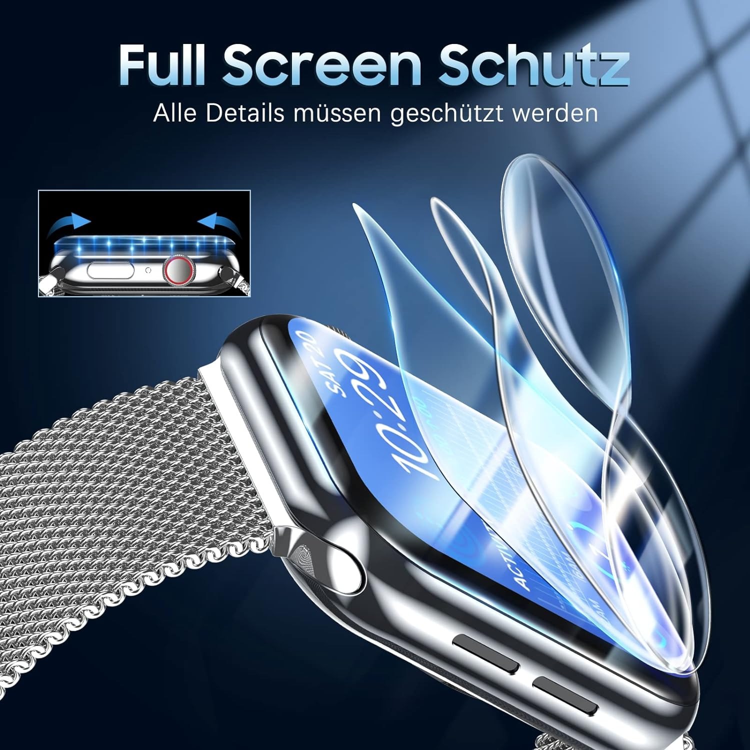 Film Hydrogel pour Apple Watch - Watch Case Bumper avis et prix