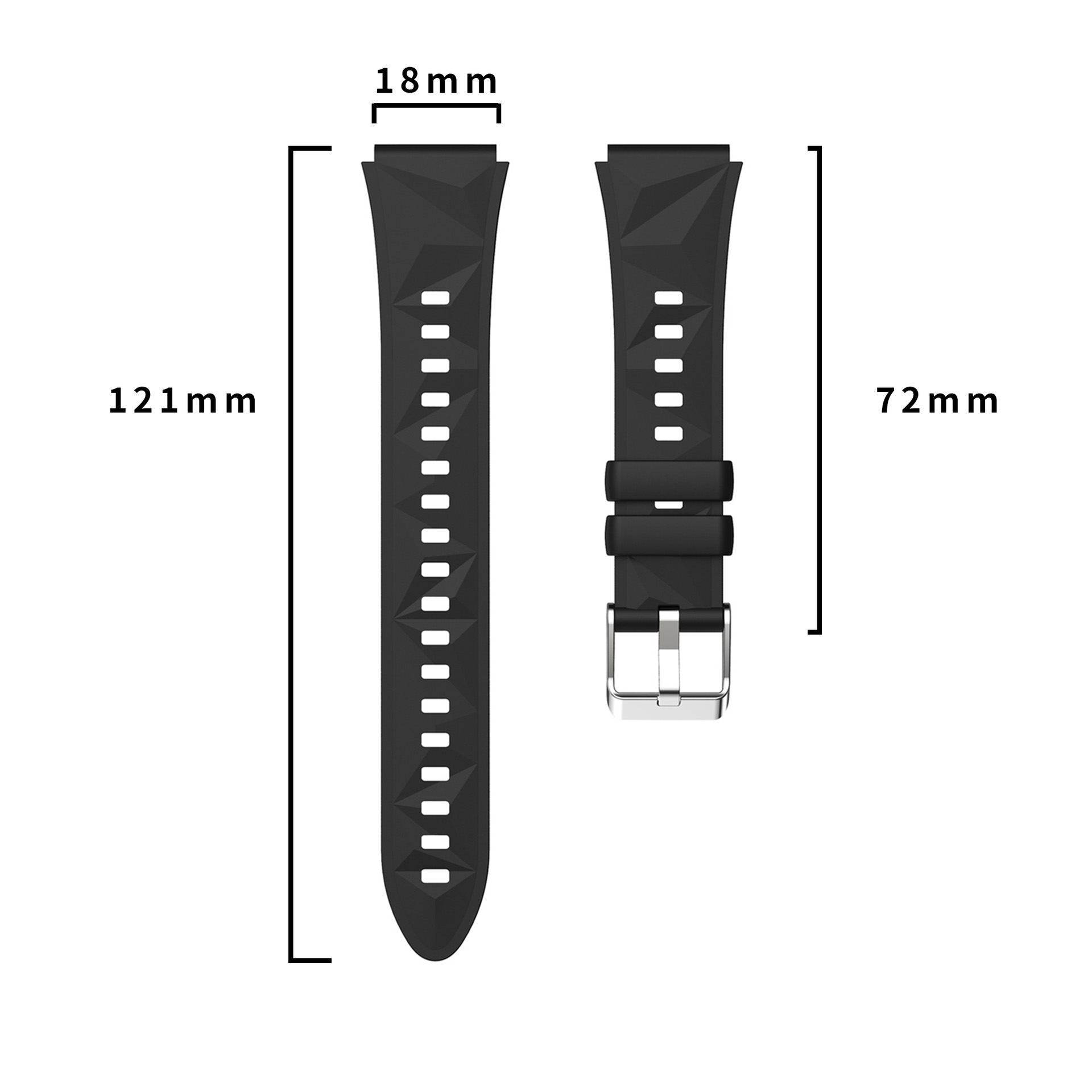 Bracelet en Silicone 18mm/22mm - Titan Smartwatch Accessories avis et prix