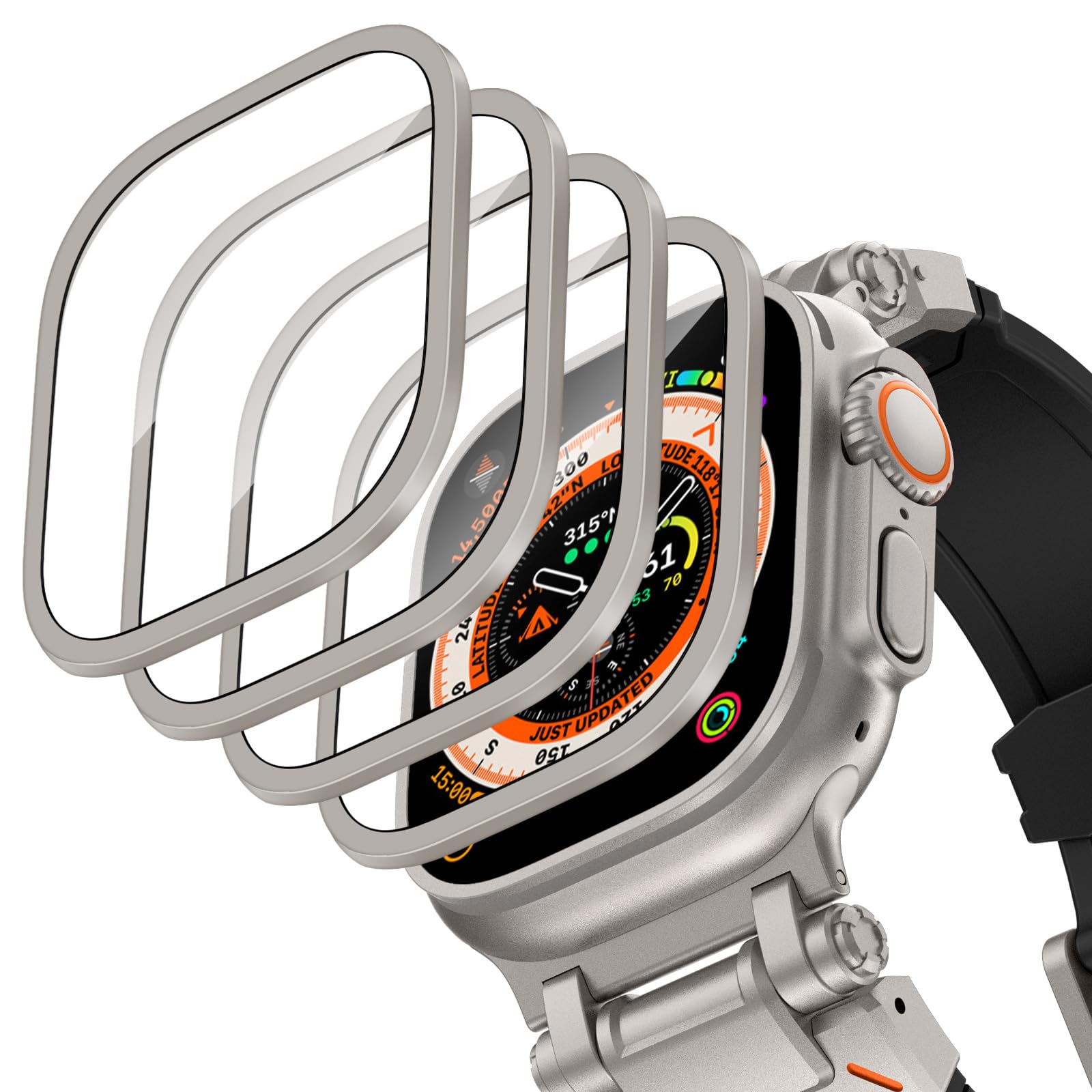 Boîtier en alliage d'aluminium - Smartwatch Straps & Accessories avis et prix