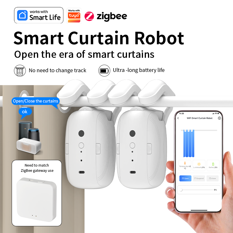 Zigbee – pilote de rideau inte - Smart Accessories avis et prix
