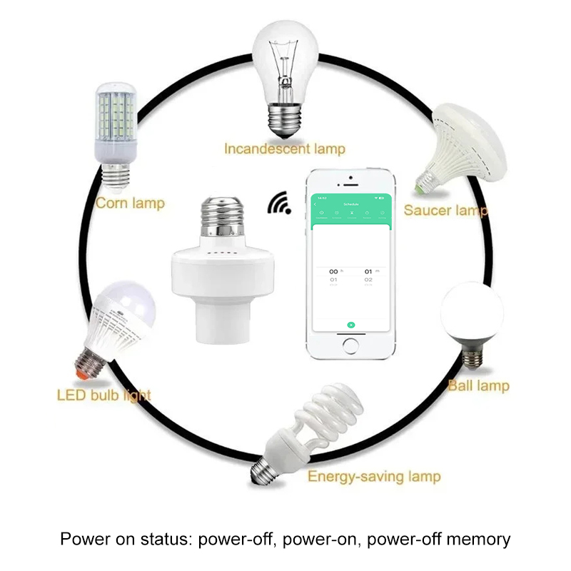 Adaptateur de douille E27 inte - Smart Accessories avis et prix